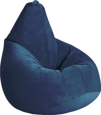 Kreslomeshki Груша велюр (XL, морская глубина)