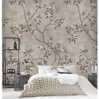 Фотообои Vimala Ветви бежевые 270x300