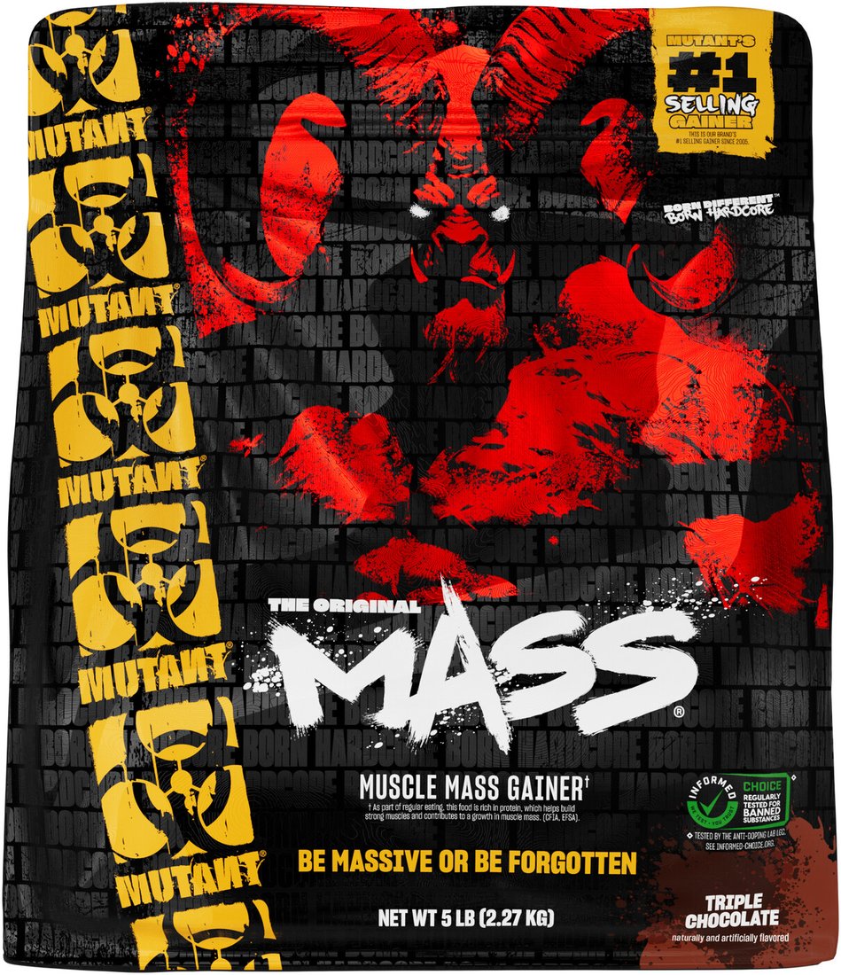 

Гейнер Mutant Mass Gainer (тройной шоколад, 2270г)