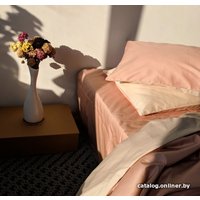 Постельное белье Homely Beigepink + Vanilla (2-спальный наволочка 70x70)