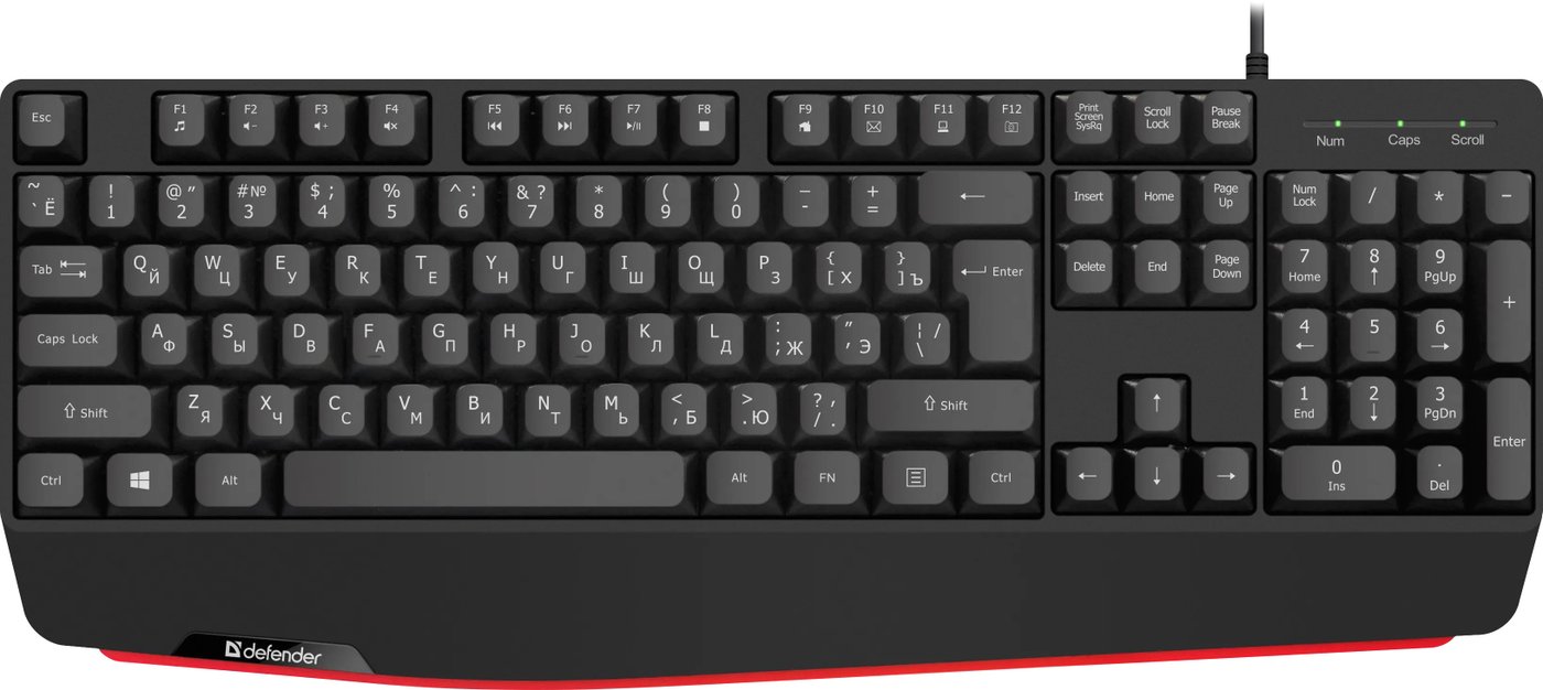 

Клавиатура Defender Atom HB-546 (черный)