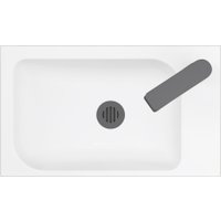 Умывальник Belux Темпо-2 HR0900 L (черный, с каркасом, сифоном, донным клапаном)