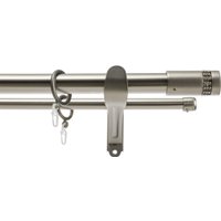 Карниз для штор Sundays Home Волна Имидж 25мм+16мм двухрядный (сатин, 1.6м)