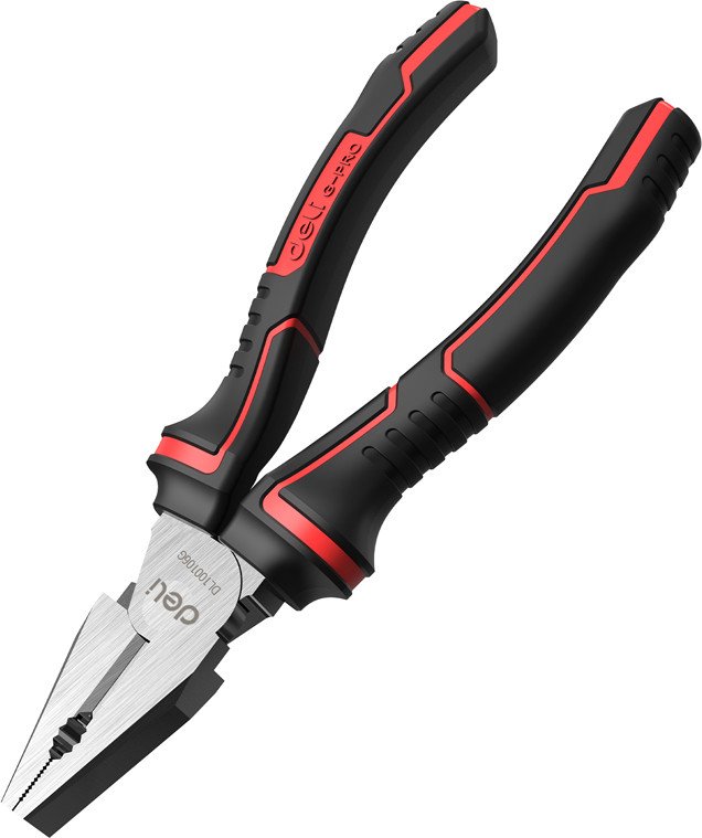 

Плоскогубцы Deli RS DL100106G (160мм, красный/черный)