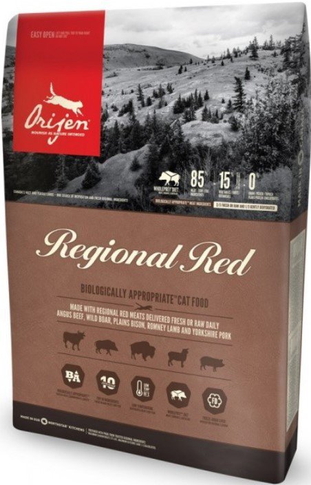 

Сухой корм для кошек Orijen Regional Red Cat 1.8 кг