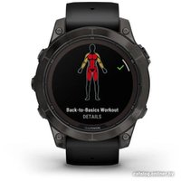 Умные часы Garmin Fenix 7 Pro Sapphire Solar (карбоново-серый титан/черный)