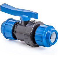 Запорная арматура Lammin Кран шаровый (обойма-обойма) для ПЭ труб Ду 63