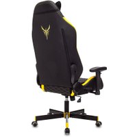Игровое (геймерское) кресло Бюрократ Knight Neon (черный/желтый экокожа)