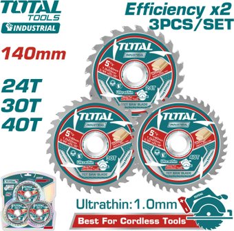 Набор пильных дисков Total TAC236140