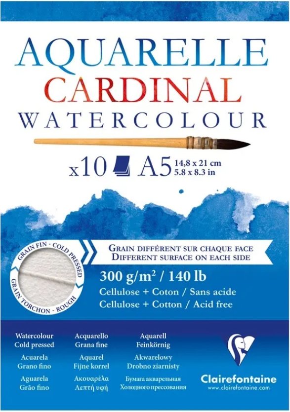 

Бумага для рисования Clairefontaine Cardinal A5 96182C