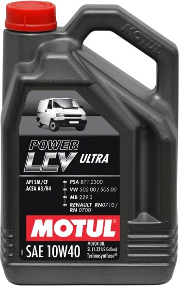 

Моторное масло Motul Power LCV Ultra 10W-40 5л