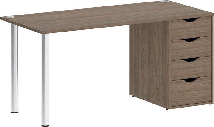 

Стол Riva Home Office VR.SP-3-158.4 Silver (вяз благородный)