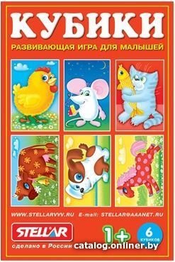 Развивающая игрушка Stellar Кубики-картинки №23 Герои сказок 00823