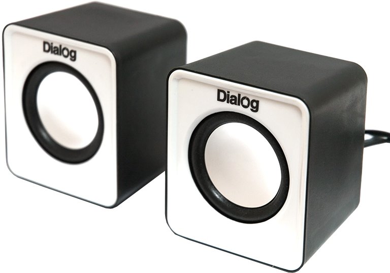 

Акустика Dialog AC-02UP (черный/белый)