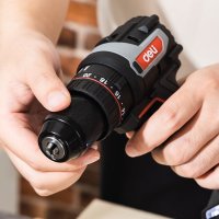 Ударная дрель-шуруповерт Deli DE-CZ20-2D2 (с 2-мя АКБ, сумка)