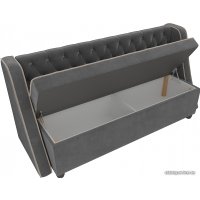 Диван Лига диванов Лофт 104550 (велюр, серый)