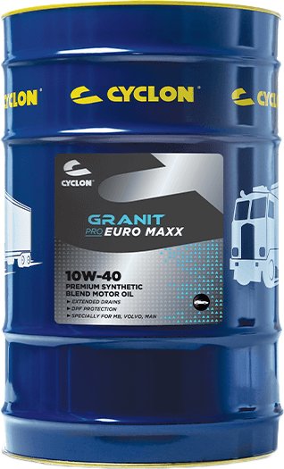 

Моторное масло Cyclon Granit Pro Euro Maxx 10W-40 208л