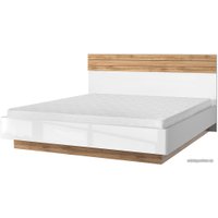 Кровать Anrex Taurus 180 с ПМ 708230 180x200 (дуб вотан/белый)