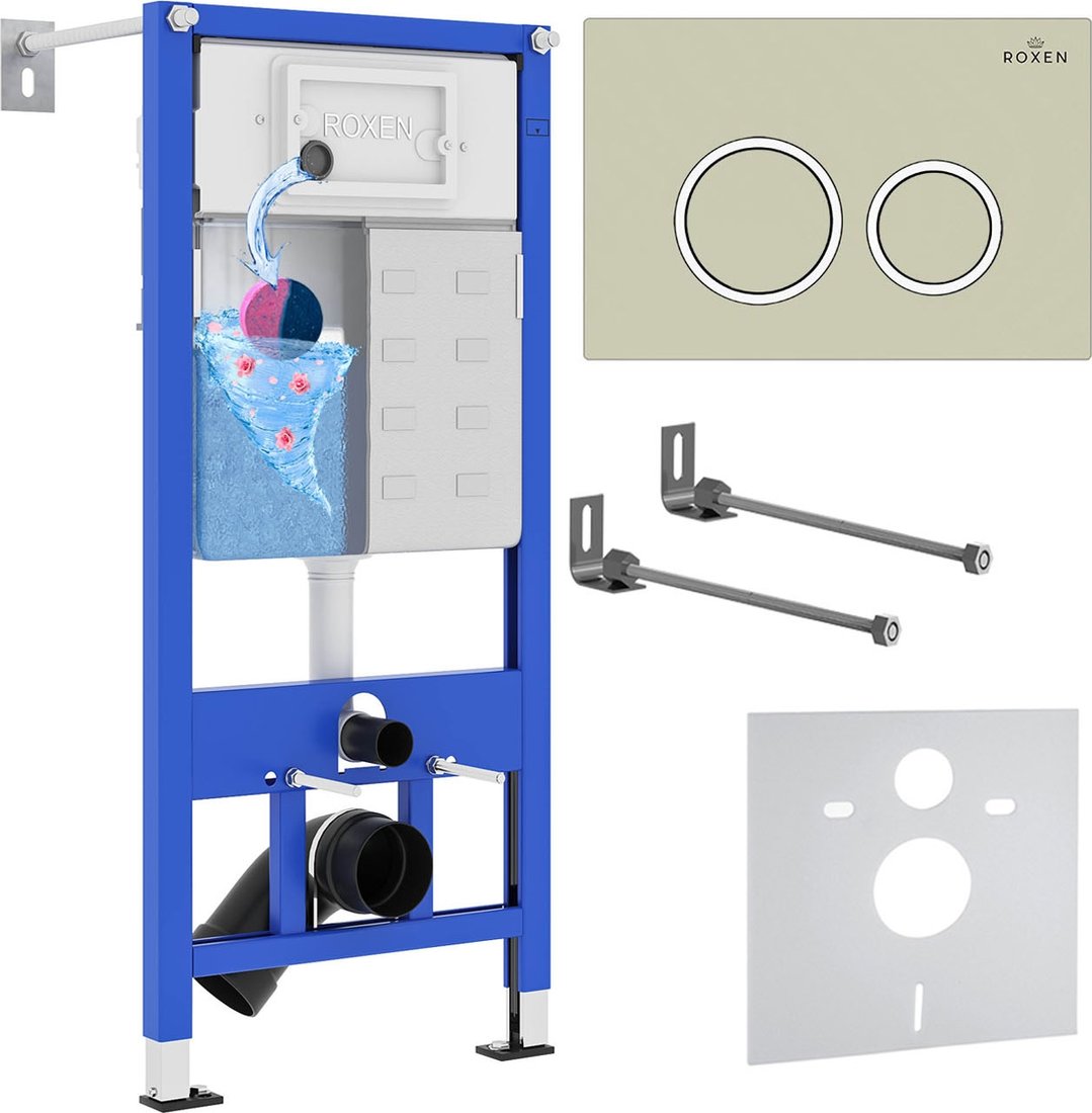 

Инсталляция для унитаза Roxen StounFix Dual Fresh 966176
