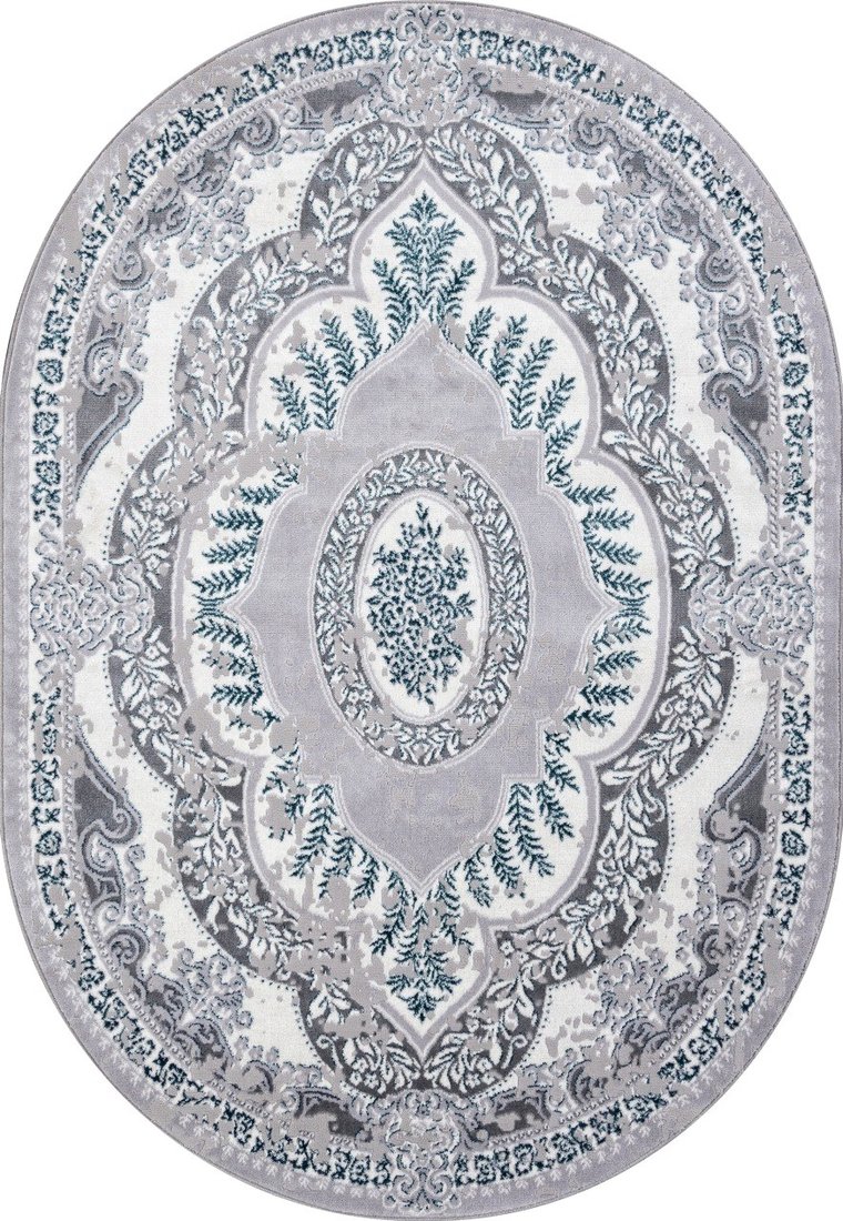 

Ковер для жилой комнаты Merinos Palermo F290-OVAL-GRAY (1.6х2.3)