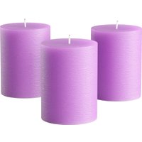 Набор свечей Мелт 100 мм (3 шт, лиловый)