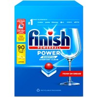 Таблетки для посудомоечной машины Finish All in 1 Powerball Power Essential лимон (90 шт)