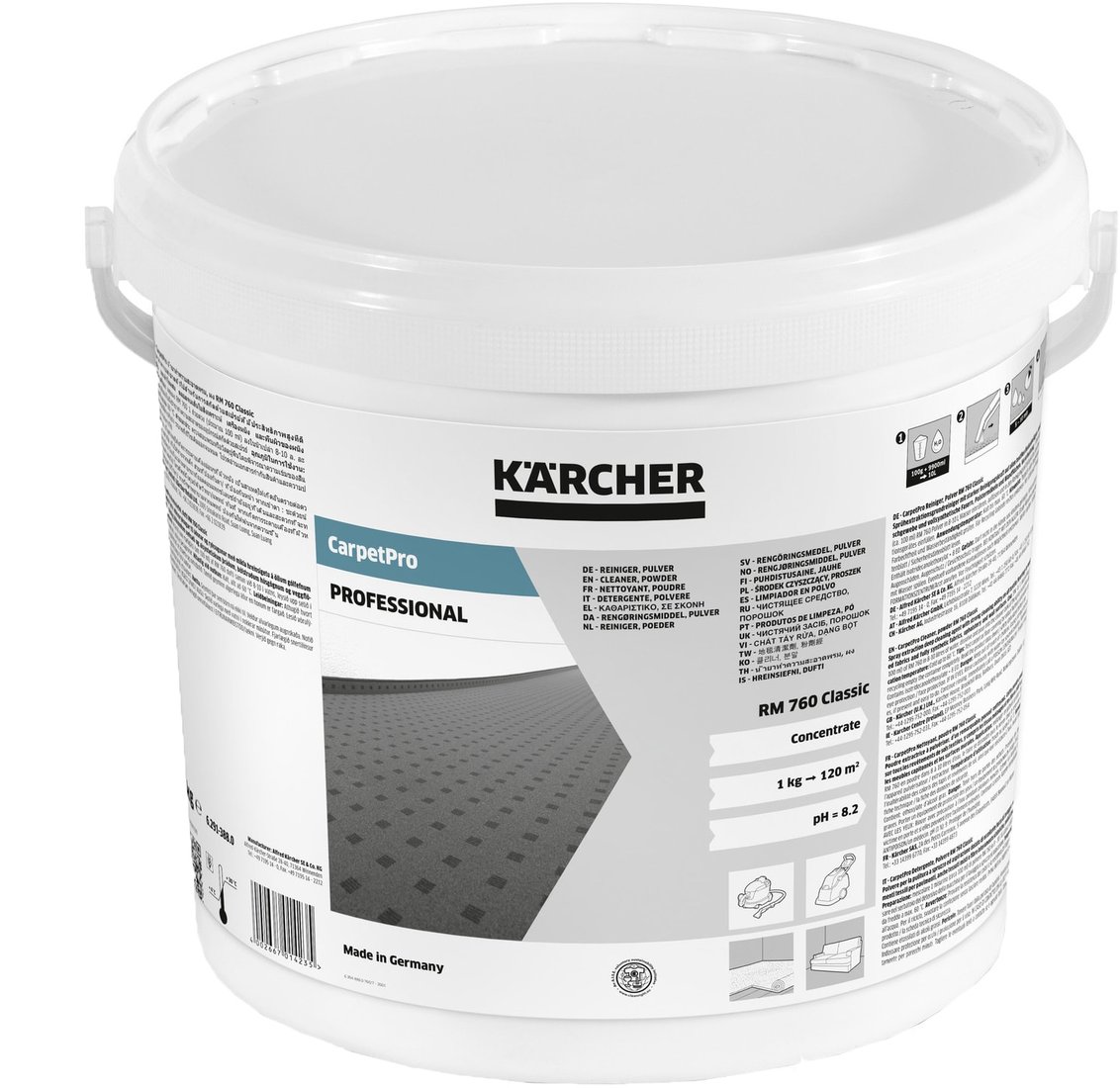 

Средство для ковровых покрытий Karcher CarpetPro RM 760 10 кг