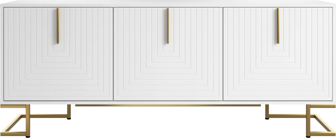 

Тумба Involux Неаполь 212T001 (белый/металл золото)