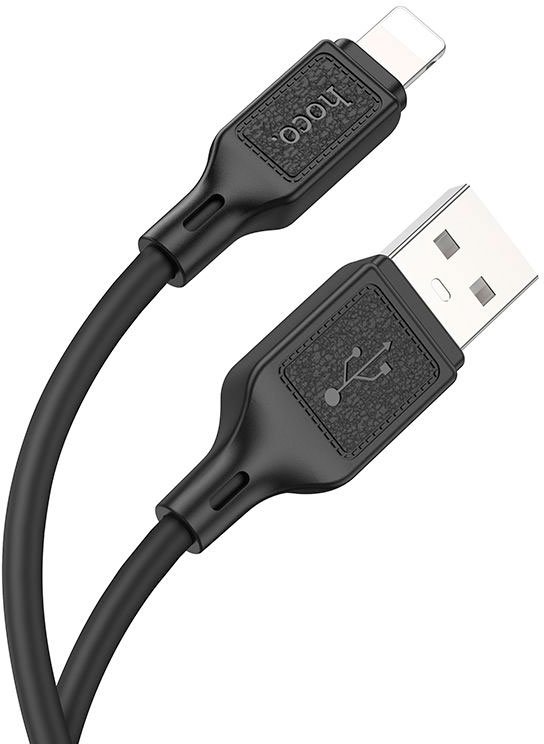 

Кабель Hoco X90 USB Type-A - Lightning (1 м, черный)