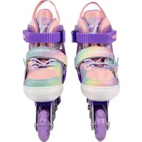 Роликовые коньки Cosmoride Cleo (р-р 31-34, белый/фиолетовый)