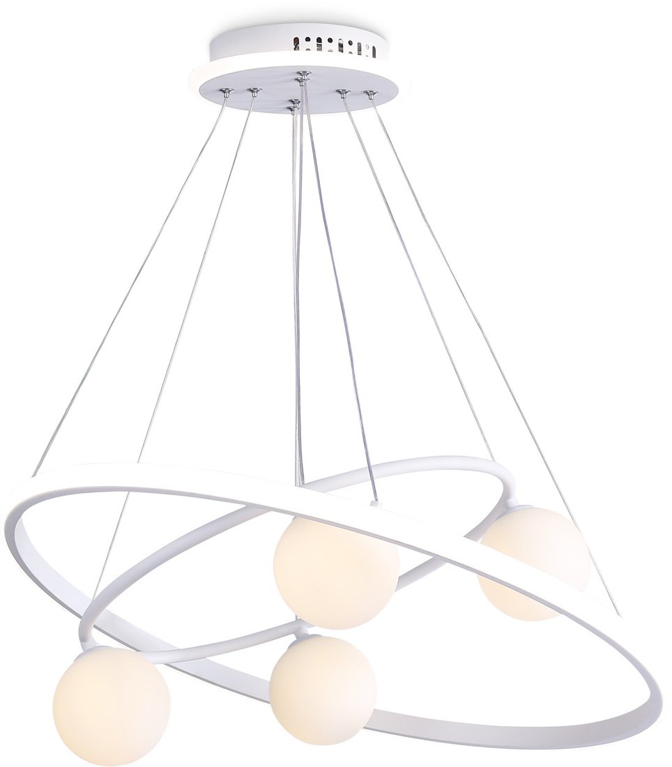 

Подвесная люстра Ambrella light Comfort FL66321/1+4 WH (белый)