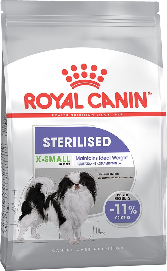 

Сухой корм для собак Royal Canin X-Small Sterilised 0.5 кг
