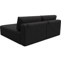 Угловой диван Лига диванов Лига-060 НПБ угол универсальный 129504 (замша Joly 08 коричневый)