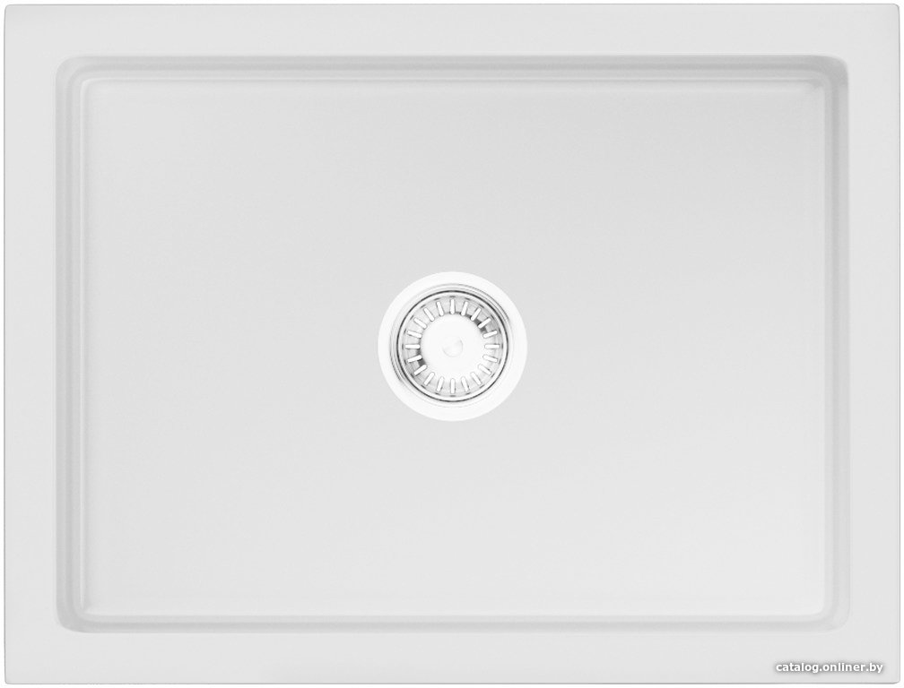 Кухонная мойка Omoikiri Mikura 61 WH-Glossy (белый глянцевый)