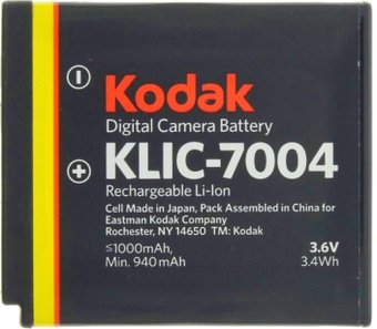 Аккумулятор Kodak KLIC-7004