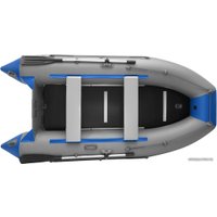 Моторная лодка Roger Boat Hunter Keel 3500 (малокилевая, серый/синий)