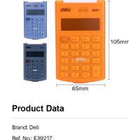 Калькулятор Deli E39217/OR