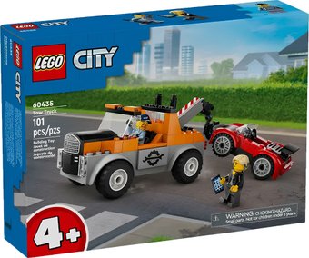 Конструктор LEGO City 60435 Эвакуатор и спортивный автомобиль
