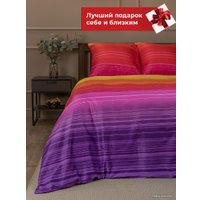 2-спальный комплект постельного белья Amore Mio Spectrum 2.0 21503 (красный/оранжевый/фуксия/синий)