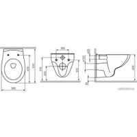 Унитаз подвесной Damixa Elder DX17c1700SC