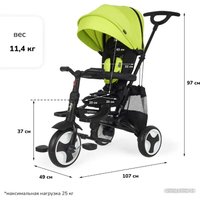 Детский велосипед Nuovita Bamzione BE3 (лаймовый)