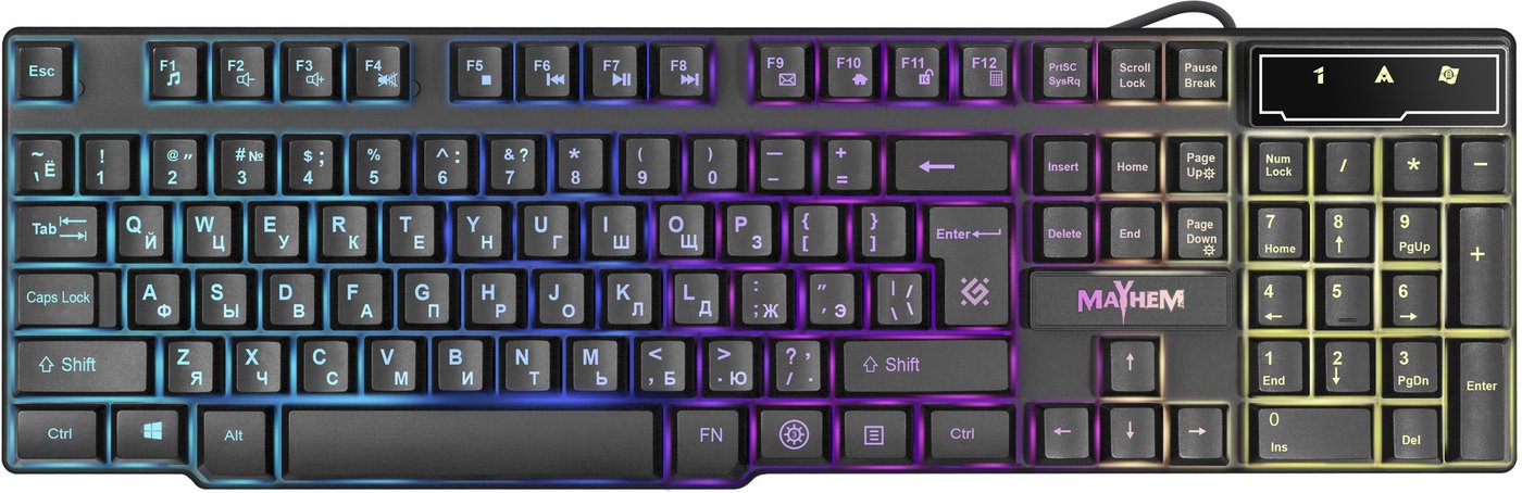 

Клавиатура Defender Mayhem GK-360DL RU