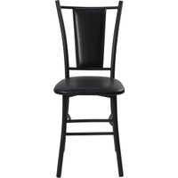 Стул ВВР Марсель (черный/черный, экокожа)