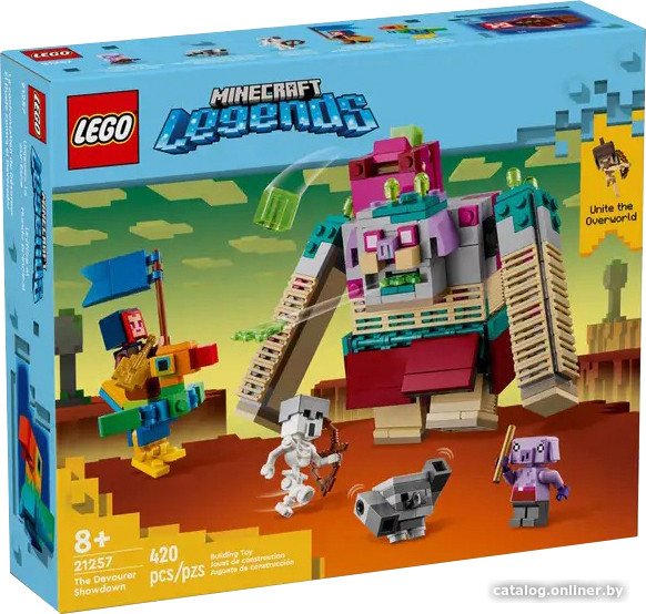 Конструктор LEGO Minecraft 21257 Столкновение с Пожирателем