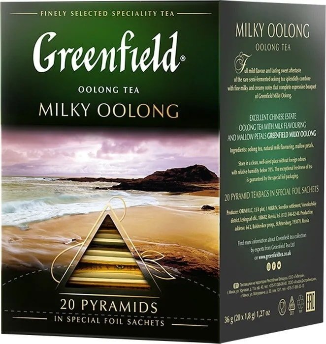 

Улун Greenfield Milky Oolong 20 шт