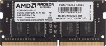 AMD Radeon R7 Performance 8GB DDR4 SODIMM PC4-19200 R748G2400S2S-UO ...