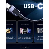 Кабель Ugreen L513 45067 USB Type-C - USB Type-C (1 м, черный)