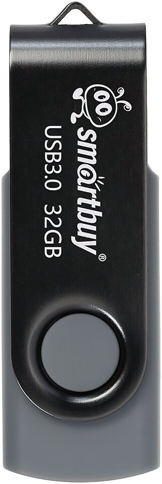 USB Flash SmartBuy Twist USB 3.0 32GB (черный/серый)