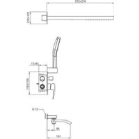 Душевая система  Gappo G7107-73