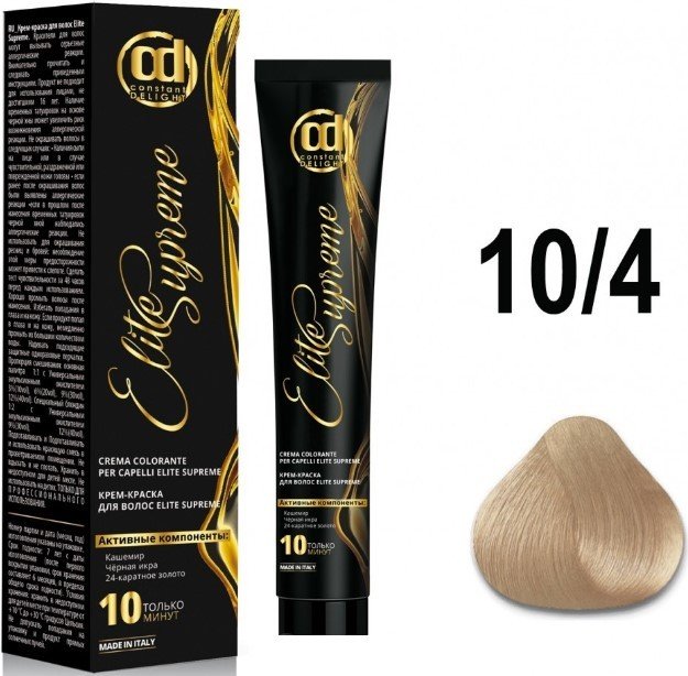

Крем-краска Constant Delight Elite Supreme 10/4 яркий блонд бежевый 100 мл